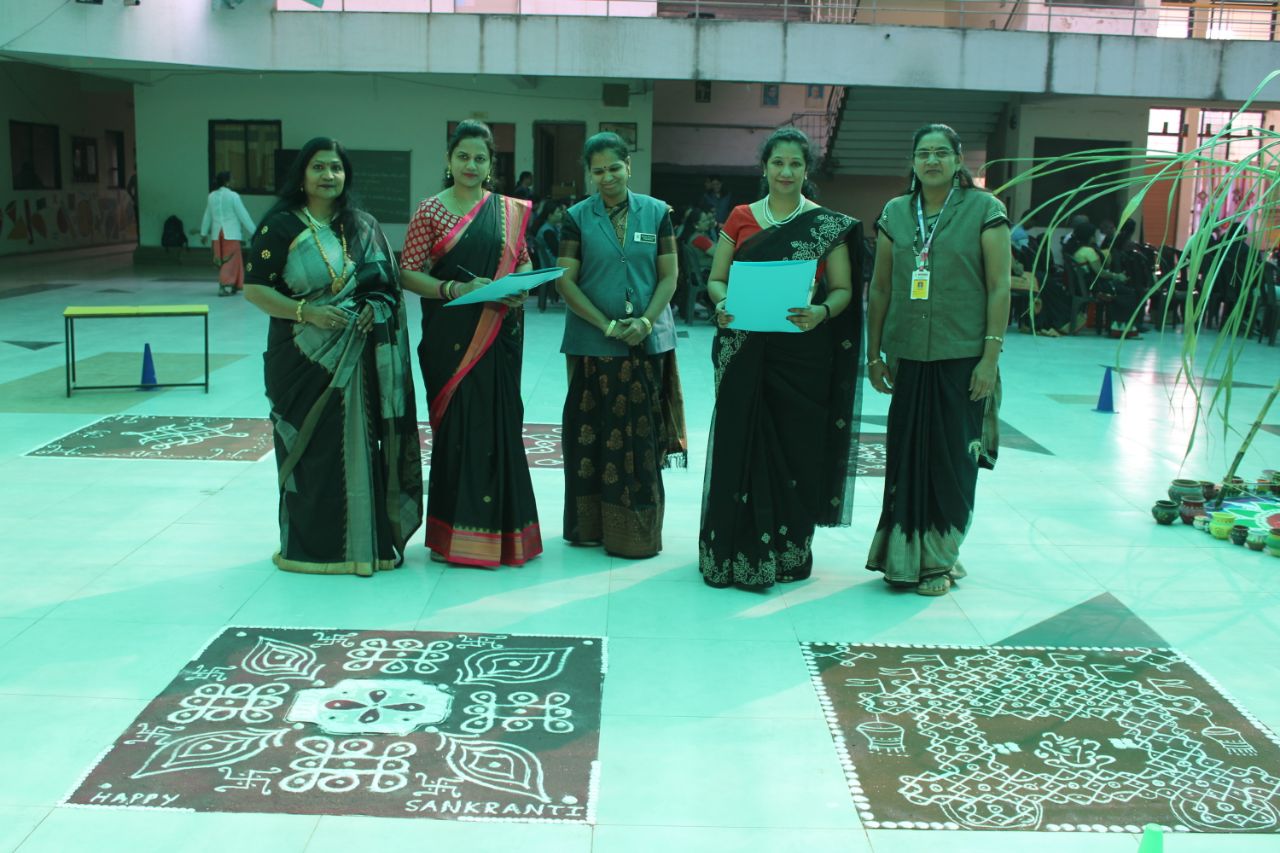 Read more about the article Rangoli Competition on the occasion of Makar Sankranti