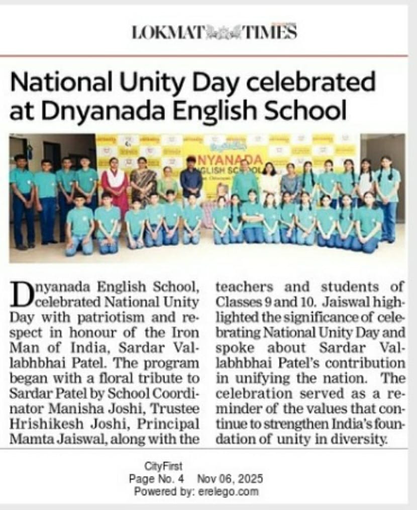 Read more about the article National Unity celebration at Dnyanada