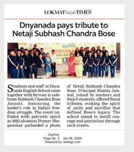 Read more about the article DES pays vibrant tribute to Netaji Subhas Chandra Bose on his Jayanti